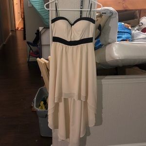 Long cream dress